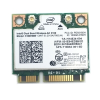 Intel 802.11a/b/g/n/AC+BT 4.0 - 433Mbps - Dual Band - Mini PCI-E