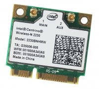Intel Centrino 802.11 b/g/n - 300Mbps - Half Hight - Mini PCI-E