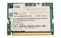 Intel PRO/Wireless Network Card - 54 Mbps - 802.11 a/b/g - Mini PCI